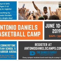Antonio Daniels Basketball Camp - The Daniels Family Foundation - 2019 Camp Flyer