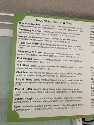Menu photo 4 Cosmic Veggies - Oak Harbor Oak Harbor, WA