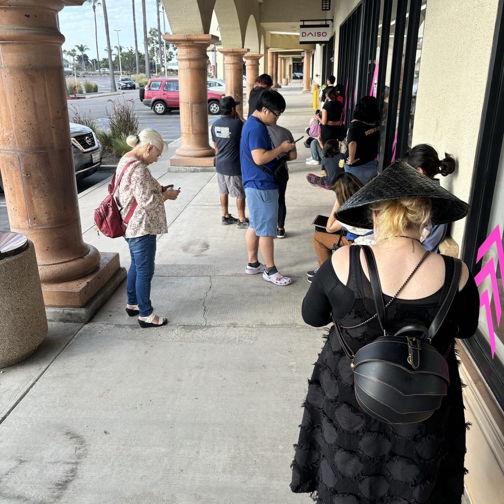 Daiso - Customers waiting for grand opening - Department Stores Near Me - Oxnard, California