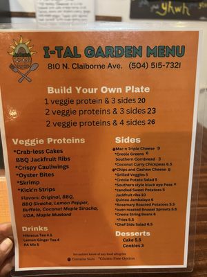 Menu photo 5 Ital Garden New Orleans, LA Menu photo 5 Ital Garden New Orleans, LA