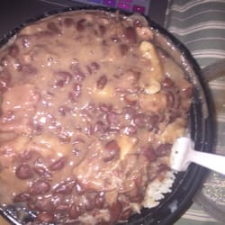 Island Taste Cuisine - stew peas before....