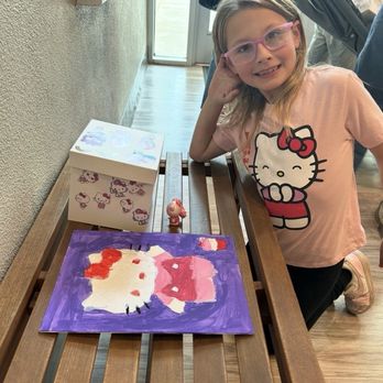 Hot Potato Art Studio - Hello kitty art - Art Classes Near Me - Gilbert, Arizona