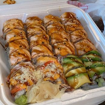 Sushi Mioga - Lion King Roll Red Devil Roll Caterpillar Roll - Sushi Bars Near Me - Vancouver, Washington Sushi Mioga - Lion King Roll Red Devil Roll Caterpillar Roll - Sushi Bars Near Me - Vancouver, Washington