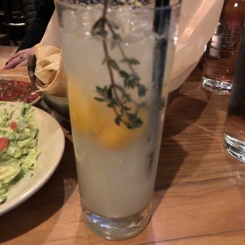 Cactus Restaurants - (A blurry) Holiday thyme margarita - Tex-Mex Near Me - Bellevue, Washington