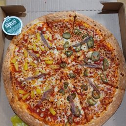 1/2 Anchovy & Jalapeno, 1/2 Anchovy & Pineapple 1/2 Anchovy & Jalapeno, 1/2 Anchovy & Pineapple