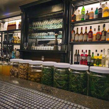 Emil Bar - bottles of liquor and jars of pickles - Bars Near Me - Montreal, Quebec Emil Bar - bottles of liquor and jars of pickles - Bars Near Me - Montreal, Quebec