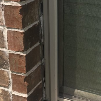 Brick Restoration - There is a gap between the window and the brick and this was to be fixed by BRI. This is a before picture. - Masonry/Concrete Near Me - Houston, Texas Brick Restoration - There is a gap between the window and the brick and this was to be fixed by BRI. This is a before picture. - Masonry/Concrete Near Me - Houston, Texas