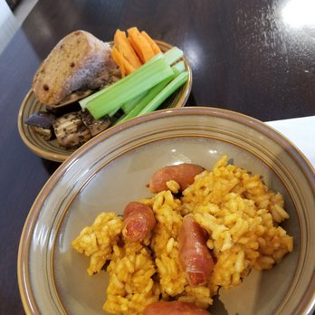Hyatt Regency Baltimore Inner Harbor - Regency club: veggie sticks and rice and sausage - Hotels Near Me - Baltimore, Maryland