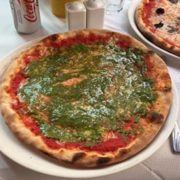 Pesto-Pizza (€9.-)