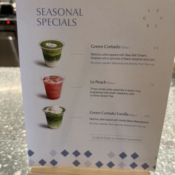 Le Grey - seasonal menu - Coffee & Tea Near Me - Seattle, Washington Le Grey - seasonal menu - Coffee & Tea Near Me - Seattle, Washington