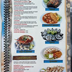 Cancun Mexican Restaurant - Menu
