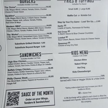 Wing Dome - Menu - American Near Me - Seattle, Washington