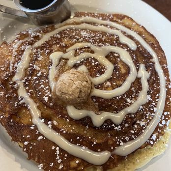 Cafe Audrey at the Fort - cinnamon roll pancake - Breakfast & Brunch Near Me - Indianapolis, Indiana