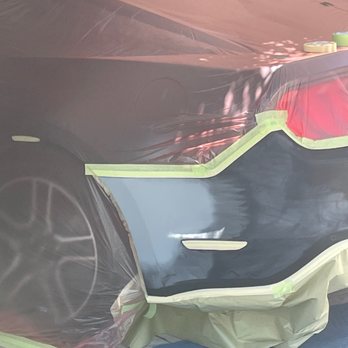 Ferny’s Garage - Pre-Paint, though it's fixed good as new in an hour. He finished up shortly after. - Mobile Dent Repair Near Me