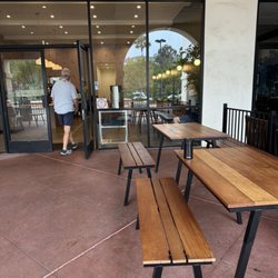 Hidden House Coffee - Outside seating.