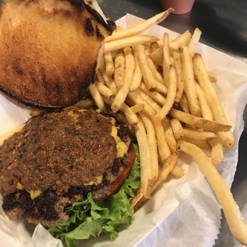 The Standard - The Standard Cheese Burger with Bacon Jam. - Hot Dogs Near Me - Birmingham, Alabama The Standard - The Standard Cheese Burger with Bacon Jam. - Hot Dogs Near Me - Birmingham, Alabama