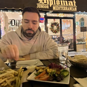The Diplomat Junior - Outside seating - Mediterranean Near Me - Glendora, California