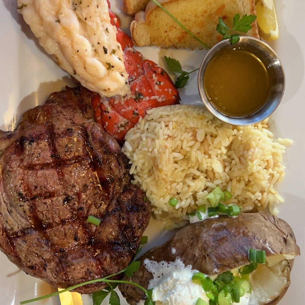 Cactus Cantina - Rib eye and lobster - New American Near Me - Riverside, California