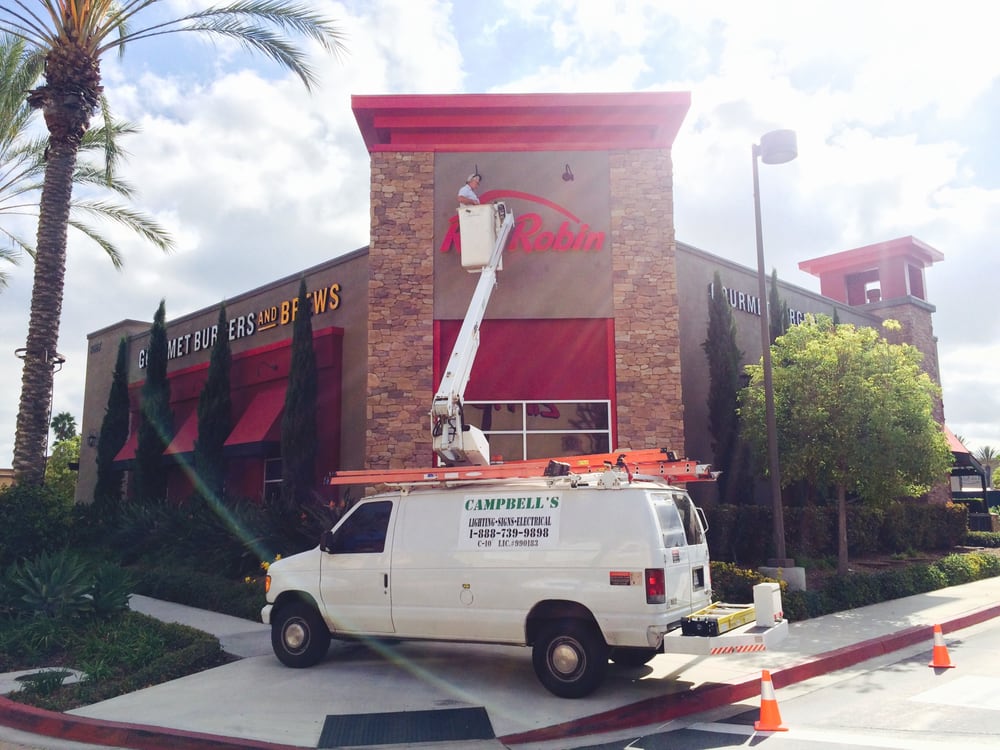 Slide of Campbell's Lighting & Sign Services
