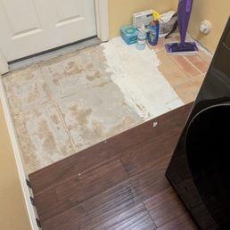 area that needs replacement flooring area that needs replacement flooring