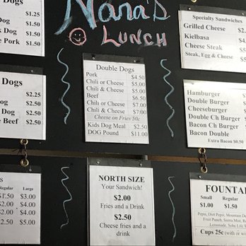 Nana's Hot Dog Shop - Lunch board - Hot Dogs Near Me - Pittsburgh, Pennsylvania Nana's Hot Dog Shop - Lunch board - Hot Dogs Near Me - Pittsburgh, Pennsylvania