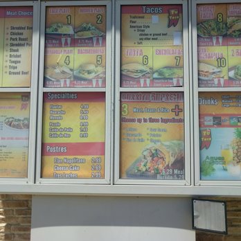 Tu Taco - This is their menu (forgot to get the breakfast menu in the photo). - Mexican Near Me - Arlington, Texas Tu Taco - This is their menu (forgot to get the breakfast menu in the photo). - Mexican Near Me - Arlington, Texas