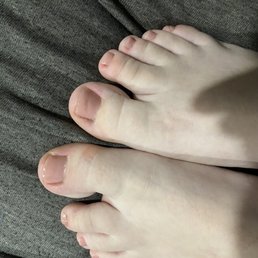 I asked for a deep/dark pink and it doesn't even look like my toes are painted. I asked for a deep/dark pink and it doesn't even look like my toes are painted.