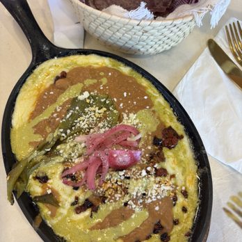 Quiero Brunch - Queso Fundido w/ blue corn tortillas - Mexican Near Me - Temecula, California