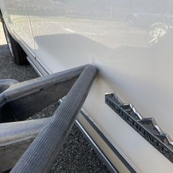 Dent Solution - Somebody ran a plastic wheelbarrow into the side of it, nice size dent.