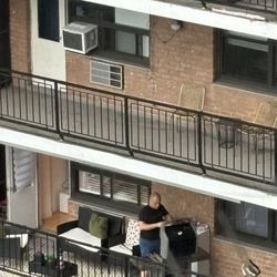 The Drake - Under the NYC, FDNY, Department of Buildings require that Grills are at least 15 feet from the building, this is not even 15 inches.