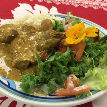 Roots Cafe - Ahi and sweet potato curry. - Cafes Near Me - Honolulu, Hawaii Roots Cafe - Ahi and sweet potato curry. - Cafes Near Me - Honolulu, Hawaii