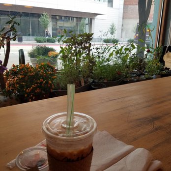 Bae Bae's Kitchen - The view to the outside, through a garden. - Korean Near Me - Pittsburgh, Pennsylvania