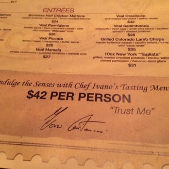 La Strada - Chefs Choice "Trust Me" tasting is perfection! - Italian Near Me - Reno, Nevada