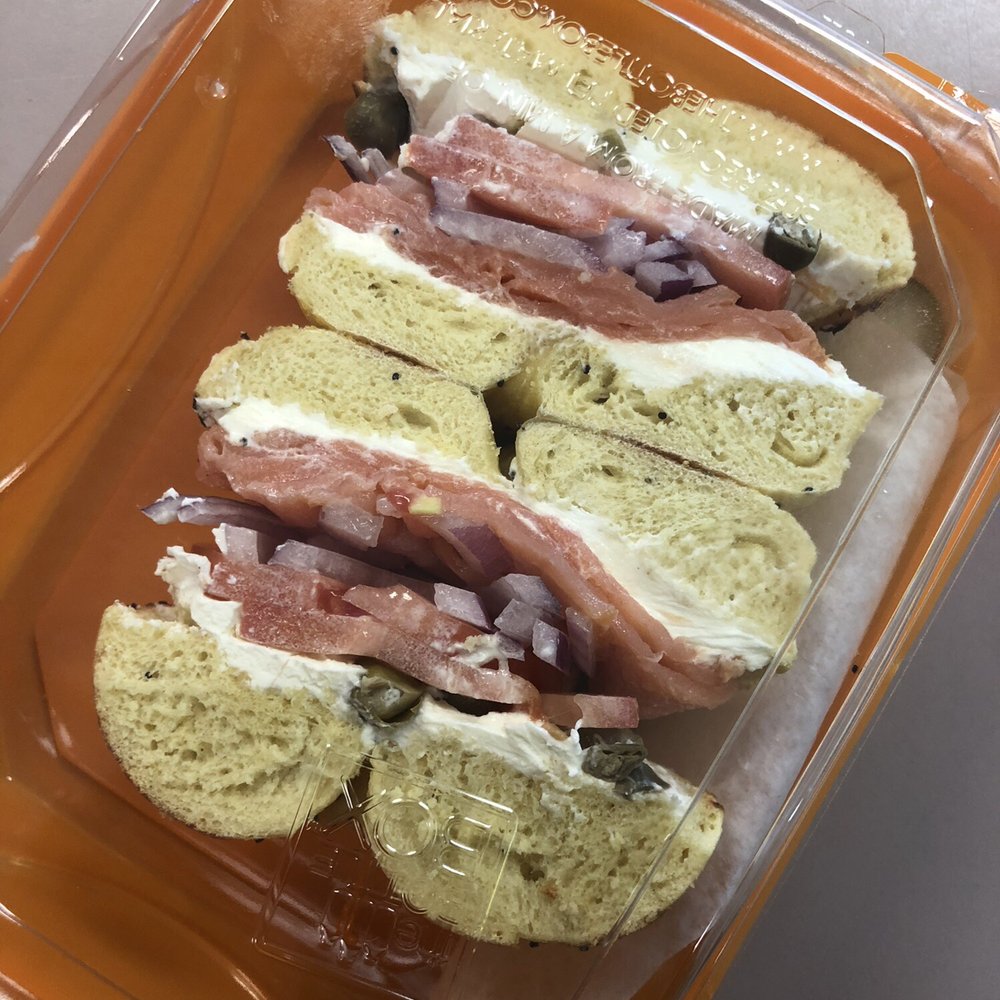 Lox sandwich (~$10) Lox sandwich (~$10)