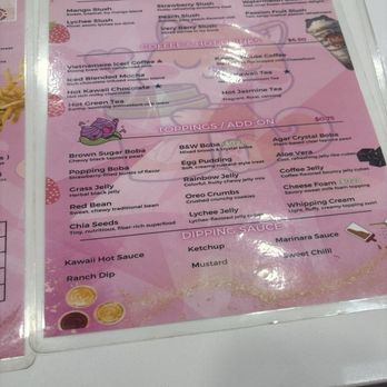 Kawaii Boba Teahouse - Menu (3) - Bubble Tea Near Me - Fullerton, California Kawaii Boba Teahouse - Menu (3) - Bubble Tea Near Me - Fullerton, California