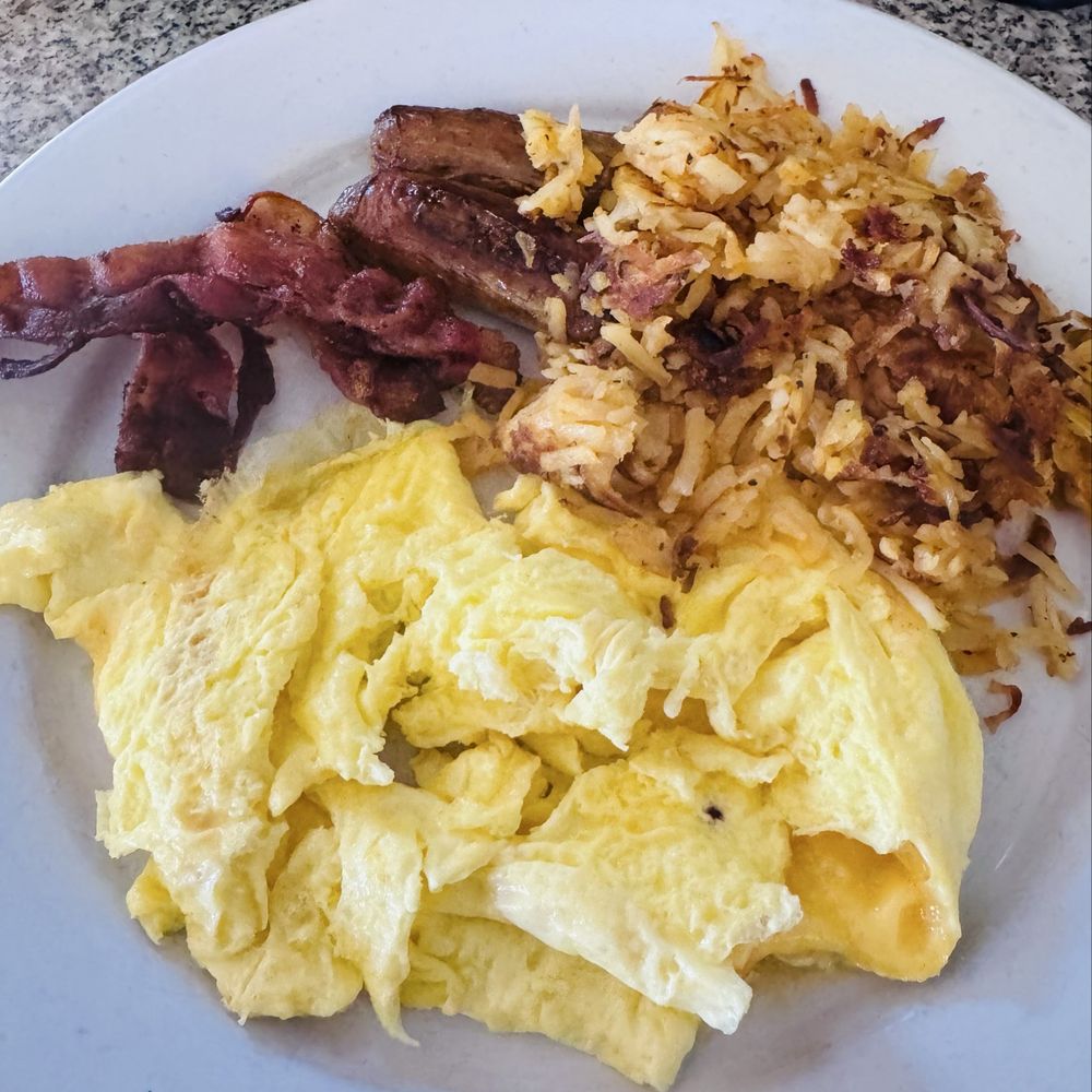 Center Street Nook - Breakfast combo special....came with a pancake too! - Breakfast & Brunch Near Me - Jupiter, Florida Center Street Nook - Breakfast combo special....came with a pancake too! - Breakfast & Brunch Near Me - Jupiter, Florida