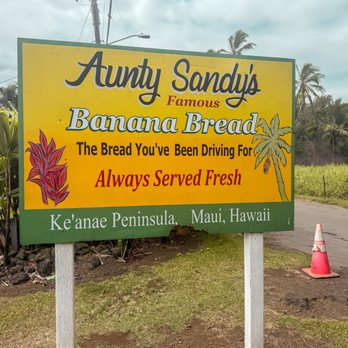 Aunty Sandy's Banana Bread - Bakeries Near Me - Keanae, Hawaii Aunty Sandy's Banana Bread - Bakeries Near Me - Keanae, Hawaii