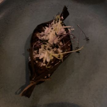 La Frida - Oxtail tamal with blue corn - Mexican Near Me - Paraiso Escondido, BCS La Frida - Oxtail tamal with blue corn - Mexican Near Me - Paraiso Escondido, BCS