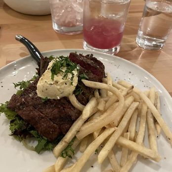 Beef and Leaf Cafe - Flat iron steak - Salad Near Me - Los Alamos, New Mexico