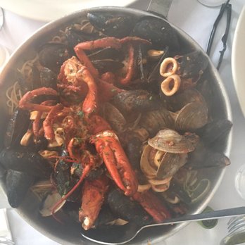 Scales & Shells - Lobster Fra Diavolo for two... but more like for four. This plus a few apps was plenty for my family. - Seafood Near Me - Newport, Rhode Island Scales & Shells - Lobster Fra Diavolo for two... but more like for four. This plus a few apps was plenty for my family. - Seafood Near Me - Newport, Rhode Island