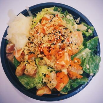 Pokestuf - Sriracha mayo poke bowl will all extra toppings - Hawaiian Near Me - Alhambra, California