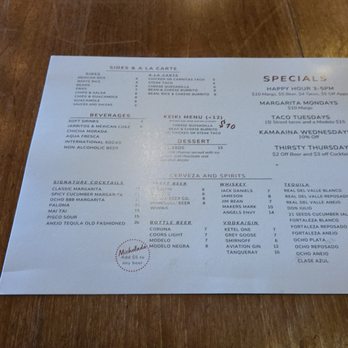 Ochos 888 - Menu - Peruvian Near Me - Honolulu, Hawaii Ochos 888 - Menu - Peruvian Near Me - Honolulu, Hawaii