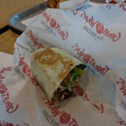 Great Wraps: Gyro & Wings - Veggie falafel wrap!