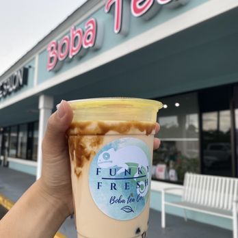 Funky Fresh Boba Tea - Tiger milk tea - Bubble Tea Near Me - Nokomis, Florida
