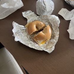 The Bagel Store - Bacon Bacon, 2 Eggs, and Cheese Sandwich (whole wheat)