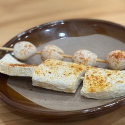 Old Street Chengpan Malatang - Fried tofu and Quail Eggs (Spicy)