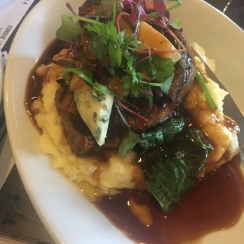 K'ya Laguna - Filet Mignon on mashed potatoes - perfection - New American Near Me - Laguna Beach, California K'ya Laguna - Filet Mignon on mashed potatoes - perfection - New American Near Me - Laguna Beach, California
