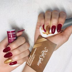 Nails Salon - Gel Polish on top of acrylic nails