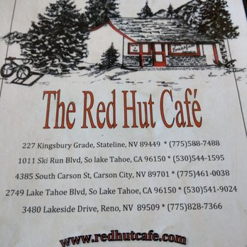 Red Hut Cafe Nevada - Red hut story - American Near Me - Stateline, Nevada Red Hut Cafe Nevada - Red hut story - American Near Me - Stateline, Nevada