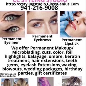 Wake Up In Your Makeup - CC Styling Studio is a full service Hair Salon plus a full service Permanent Makeup clinic - Permanent Makeup Near Me - Bradenton, Florida Wake Up In Your Makeup - CC Styling Studio is a full service Hair Salon plus a full service Permanent Makeup clinic - Permanent Makeup Near Me - Bradenton, Florida